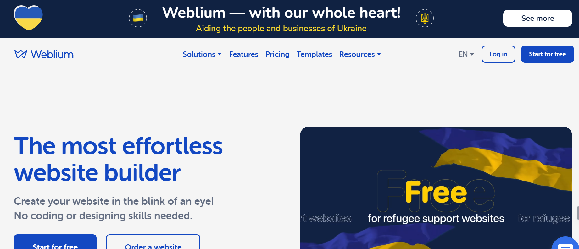 Weblium is an AI website builder.