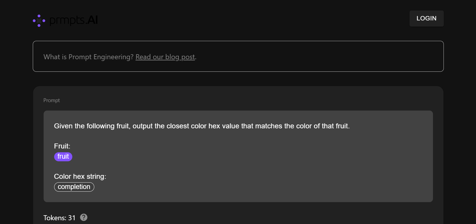 Prmpts.AI is a sandbox for prompt engineering.