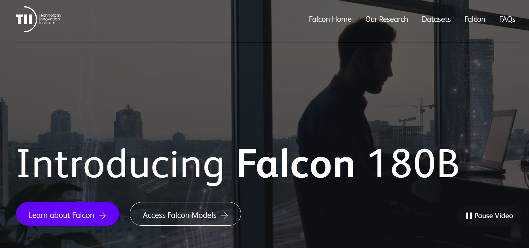 Falcon is a generative large language model (LLM).