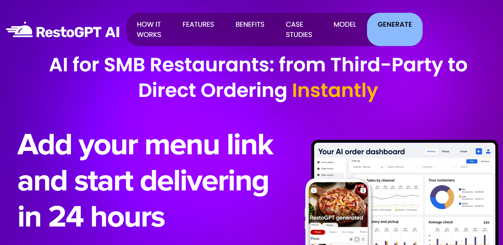 RestoGPT is a technology for SMB restaurants.