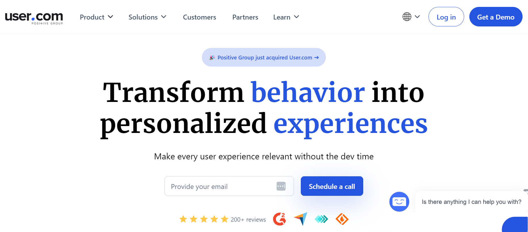 User.com is an automation platform for customer engagement.