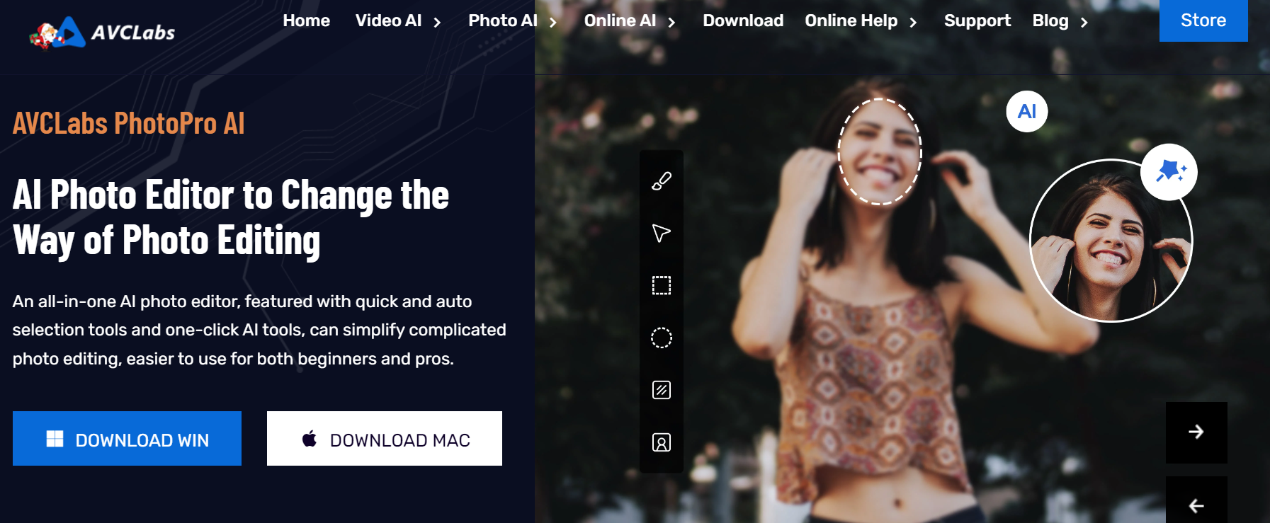 AVCLabs is an AI tool for video enhancement.