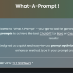 What-A-Prompt