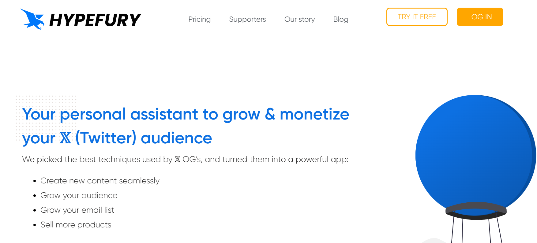 Hypefury is an AI assistant for cultivating and monetizing your Twitter audience.