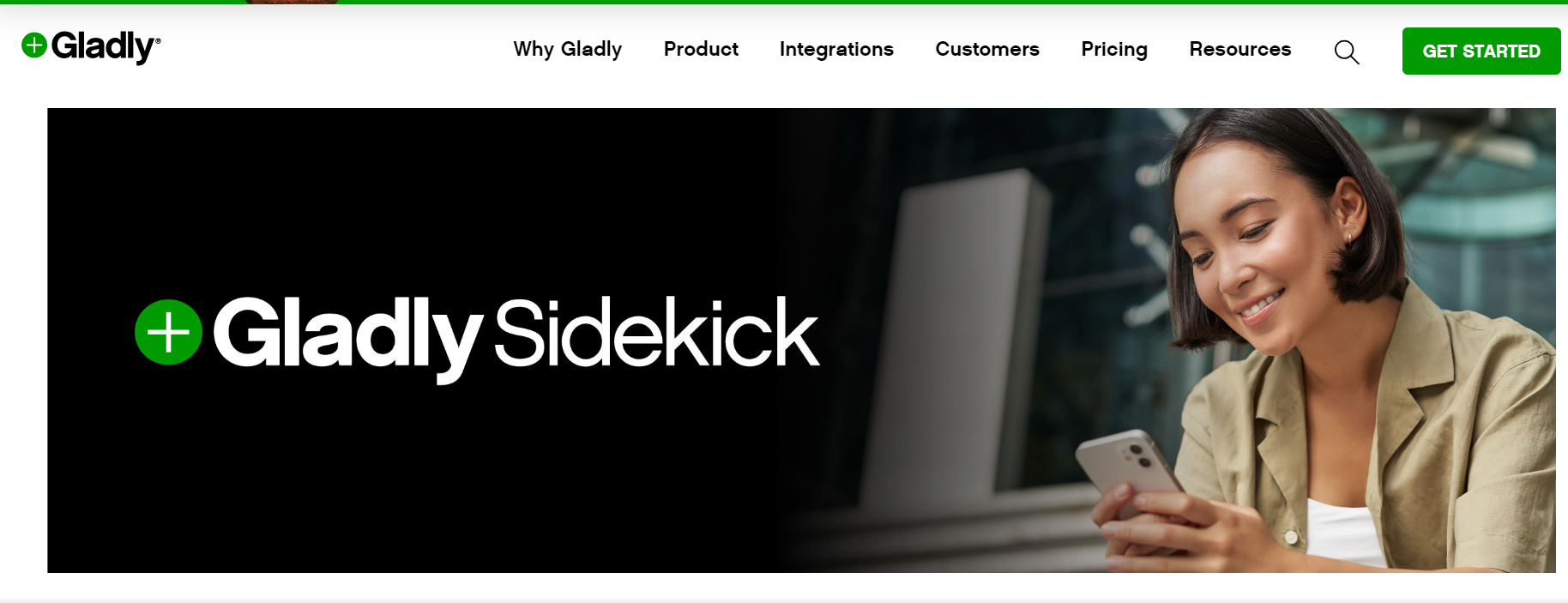 Gladly Sidekick is an AI platform for customer self-service.