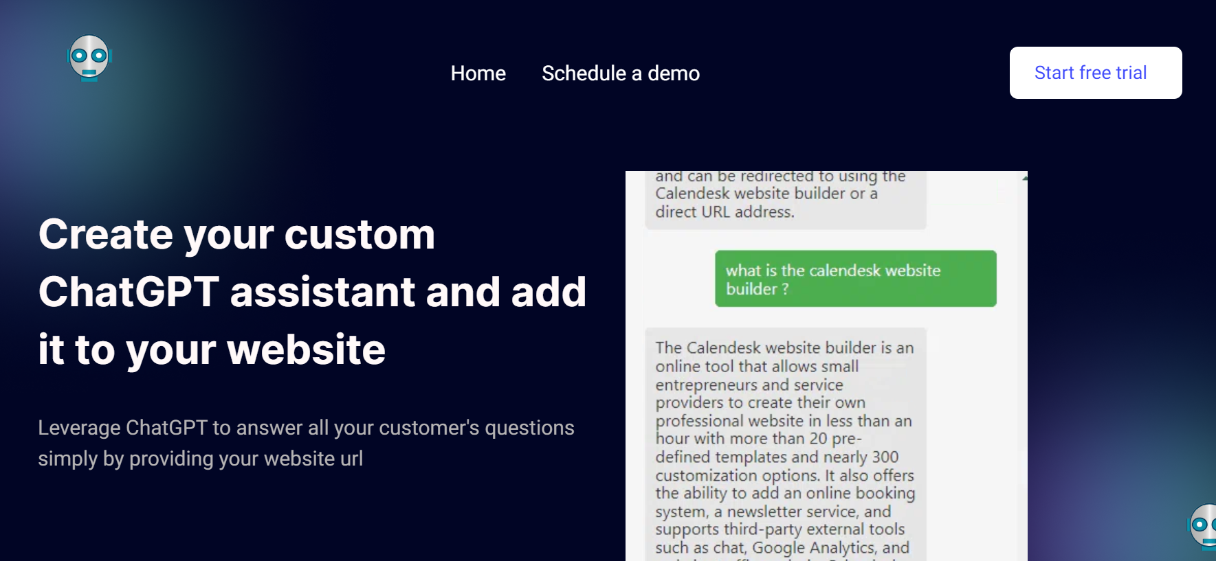 GPTService is a tool that transforms your website into an automated customer support platform.