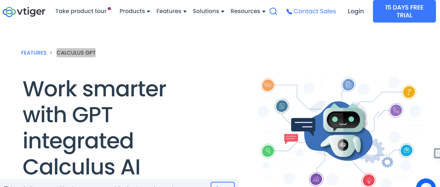 Vtiger Calculus GPT is a platform for enhanced employee productivity.
