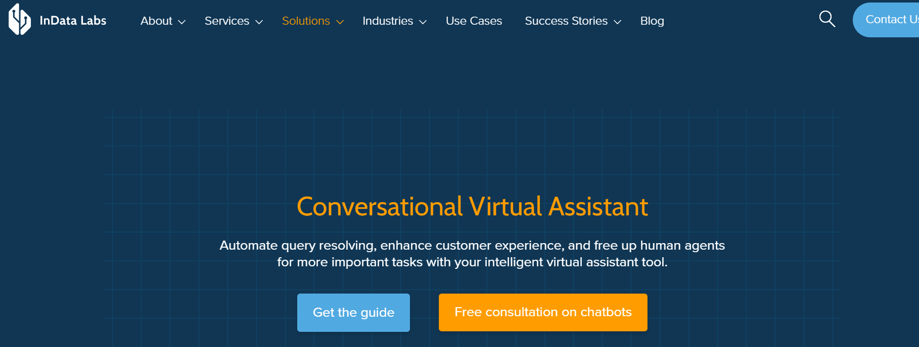 Conversational Virtual Assistant by InData Labs is a tool for customer support.