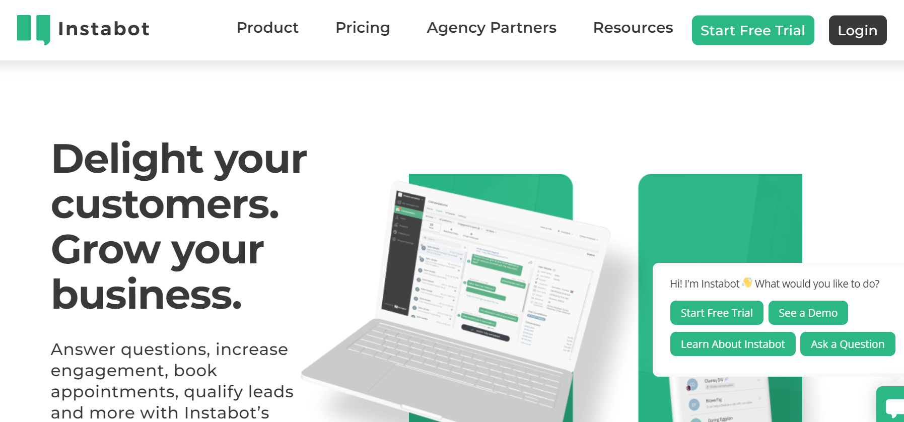 Instabot is a platform offering chatbot solutions for customer interactions.