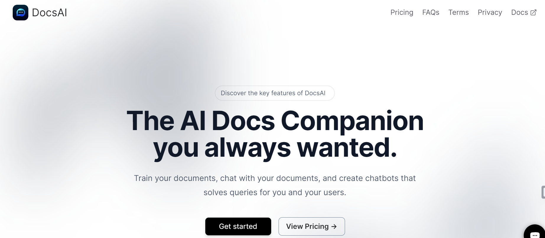 Docs AI is a software for interacting with documents.