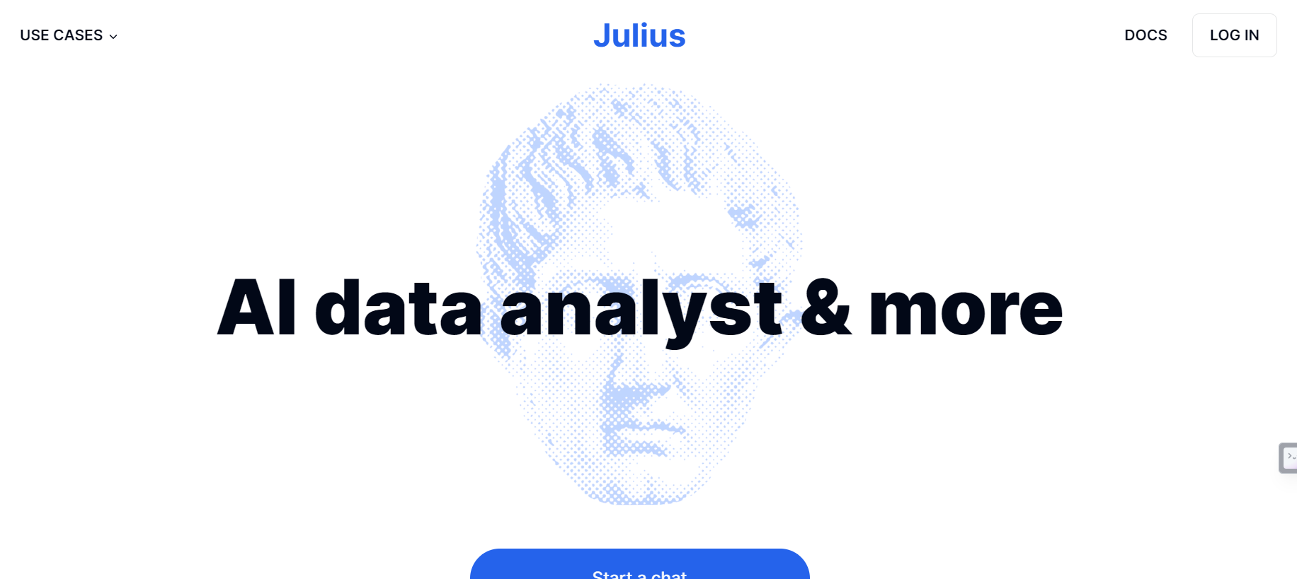 Julius is an AI data analyst, enabling the analysis of structured data.
