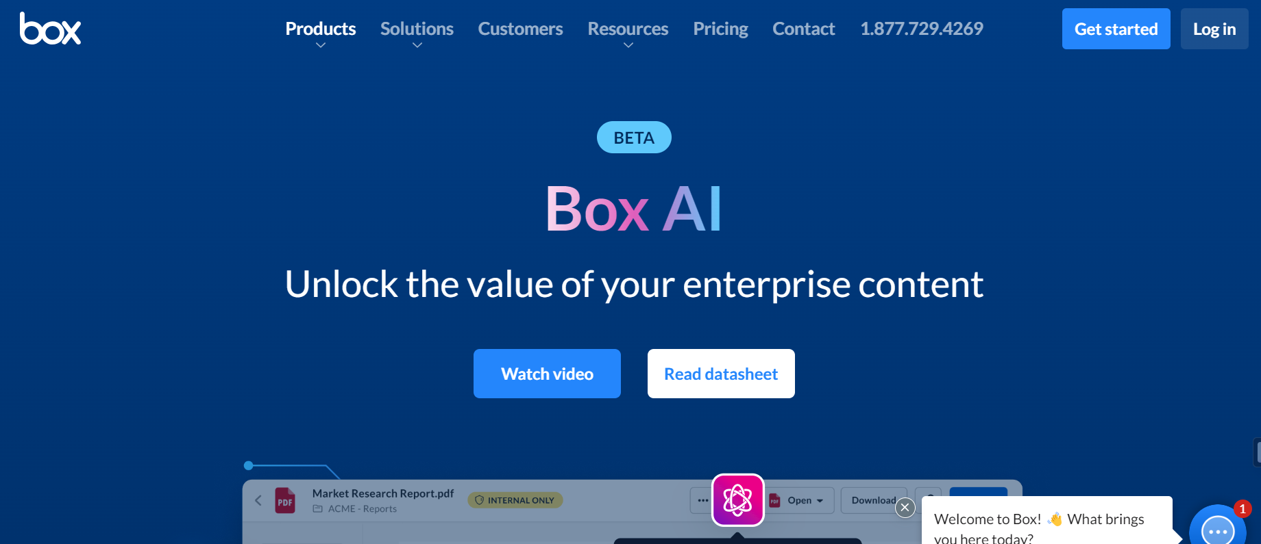 Box AI is a tool that provides knowledge within your content using generative AI.