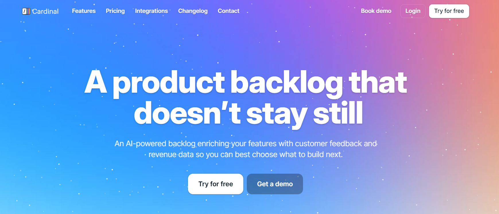 Cardinal is an AI platform for product management in B2B SaaS companies.