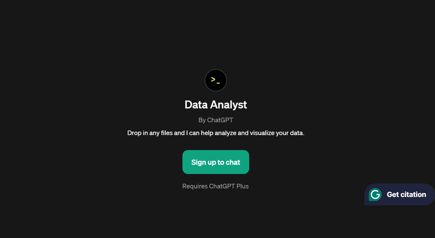 Data Analyst is an advanced artificial intelligence tool crafted to simplify the complexities of data analysis and visualization.
