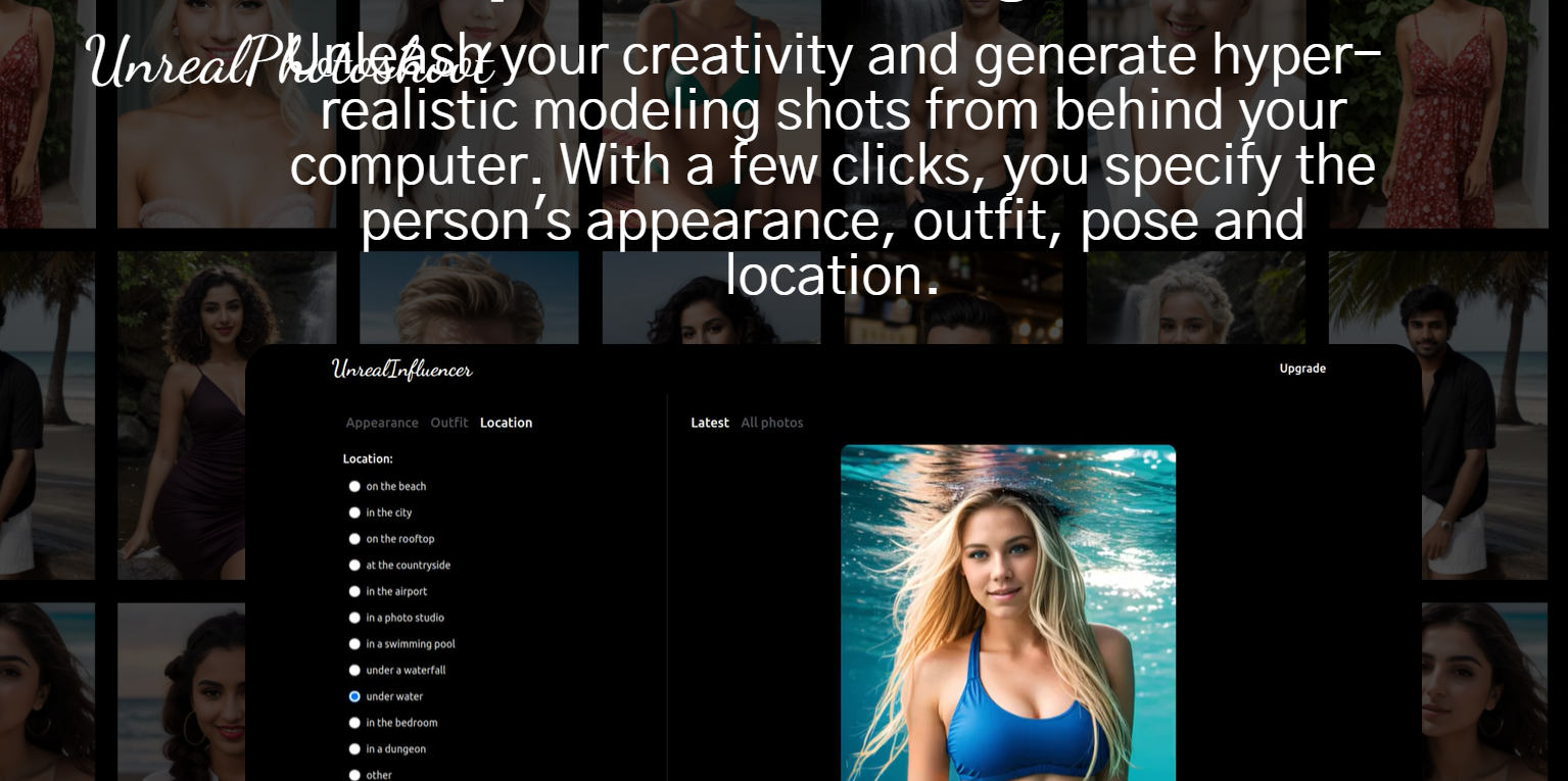 UnrealPhotoshoot enables the creation of hyper-realistic person images.
