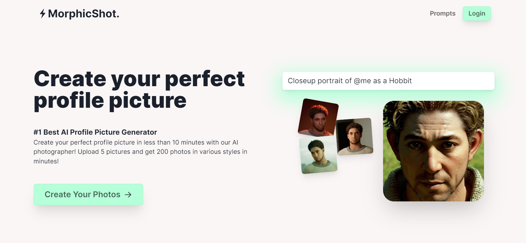 MorphicShot is an AI profile picture generator.
