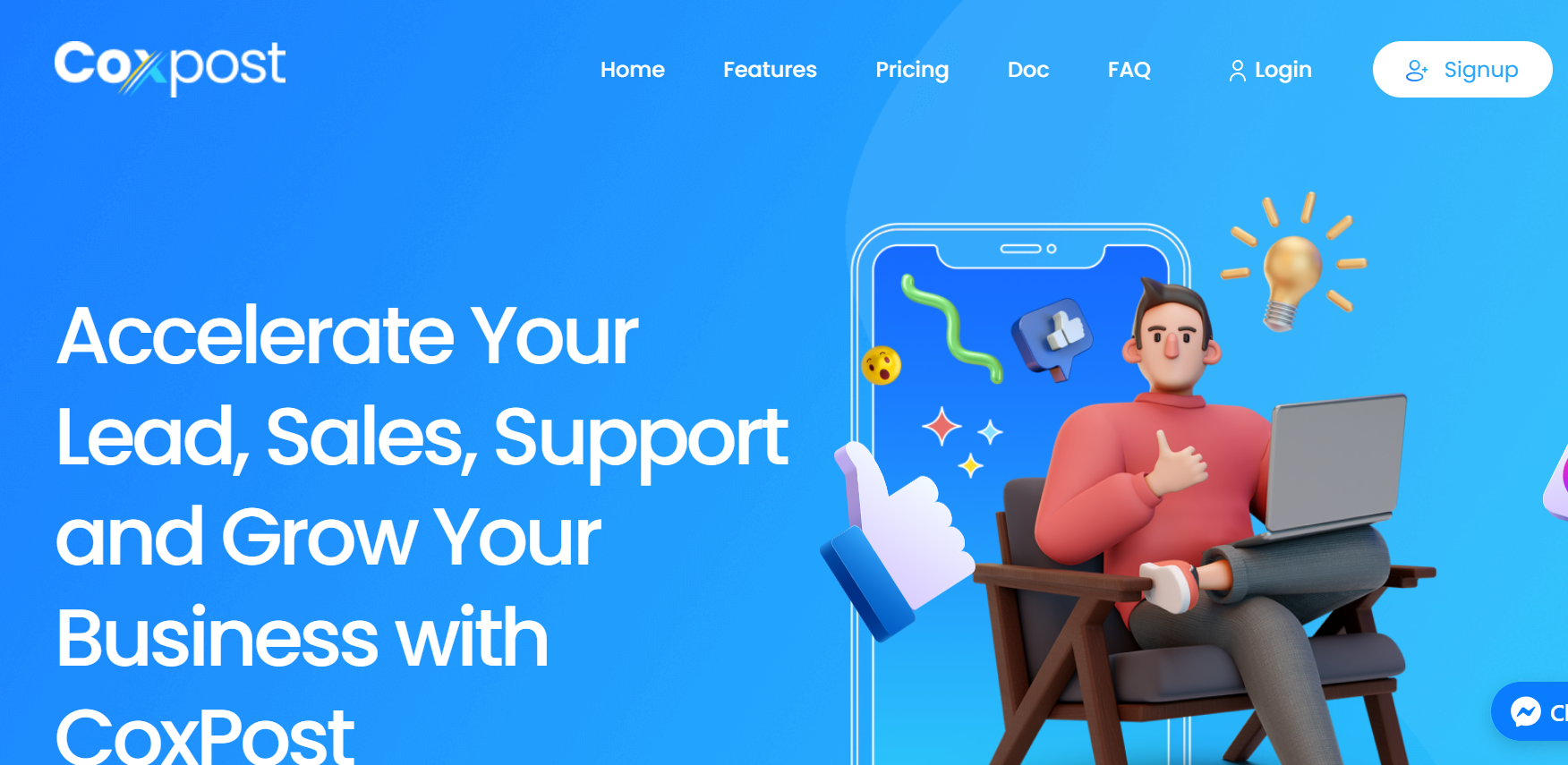 CoxPost is an all-in-one platform for AI-powered social media management, marketing automation, and e-commerce.