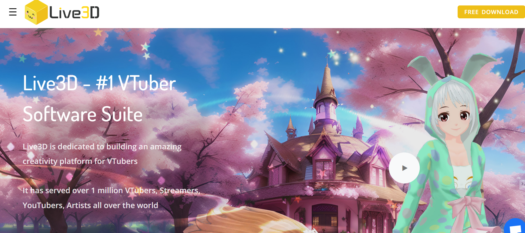 Live3D is the premier VTuber software suite, catering to streamers, YouTubers, and artists worldwide.