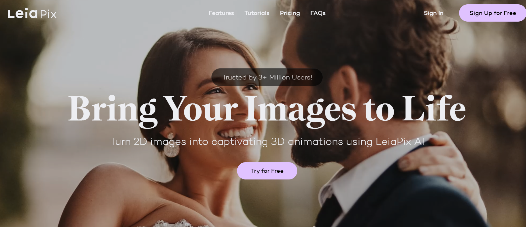 LeiaPix AI transforms 2D images into 3D animations